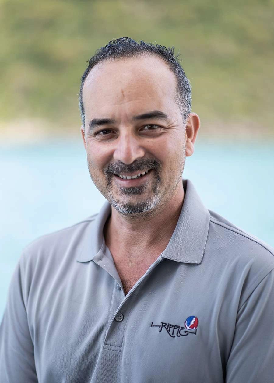 Captain Mark Chenney-Russell, Happy Cruises captain and certified Dive Master